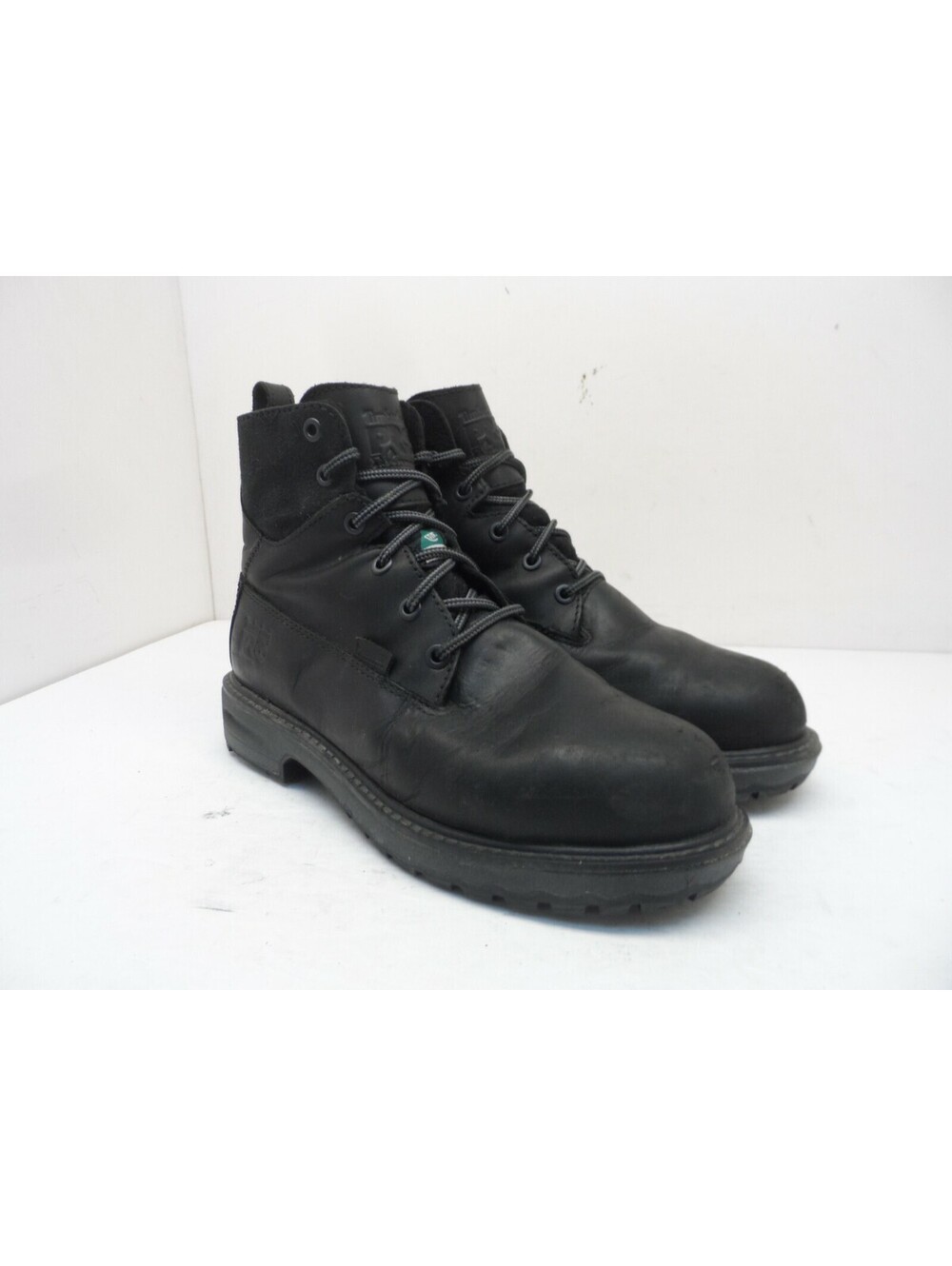 Timberland PRO Women's 8" Hightower Steel Toe Safety Work Boots A1Q6K Black 6.5M